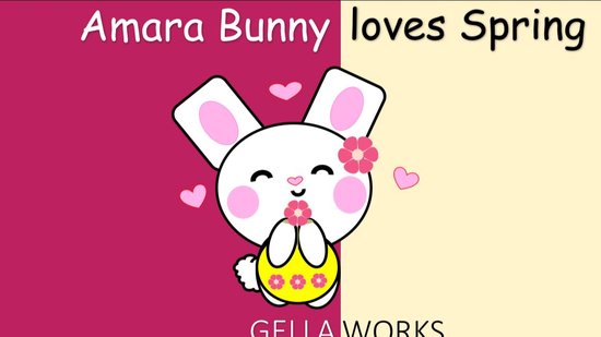 Amara Bunny loves Spring - cover