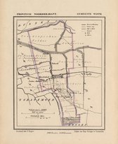 Historische kaart, plattegrond van gemeente Waspik in Noord Brabant uit 1867 door Kuyper van Kaartcadeau.com
