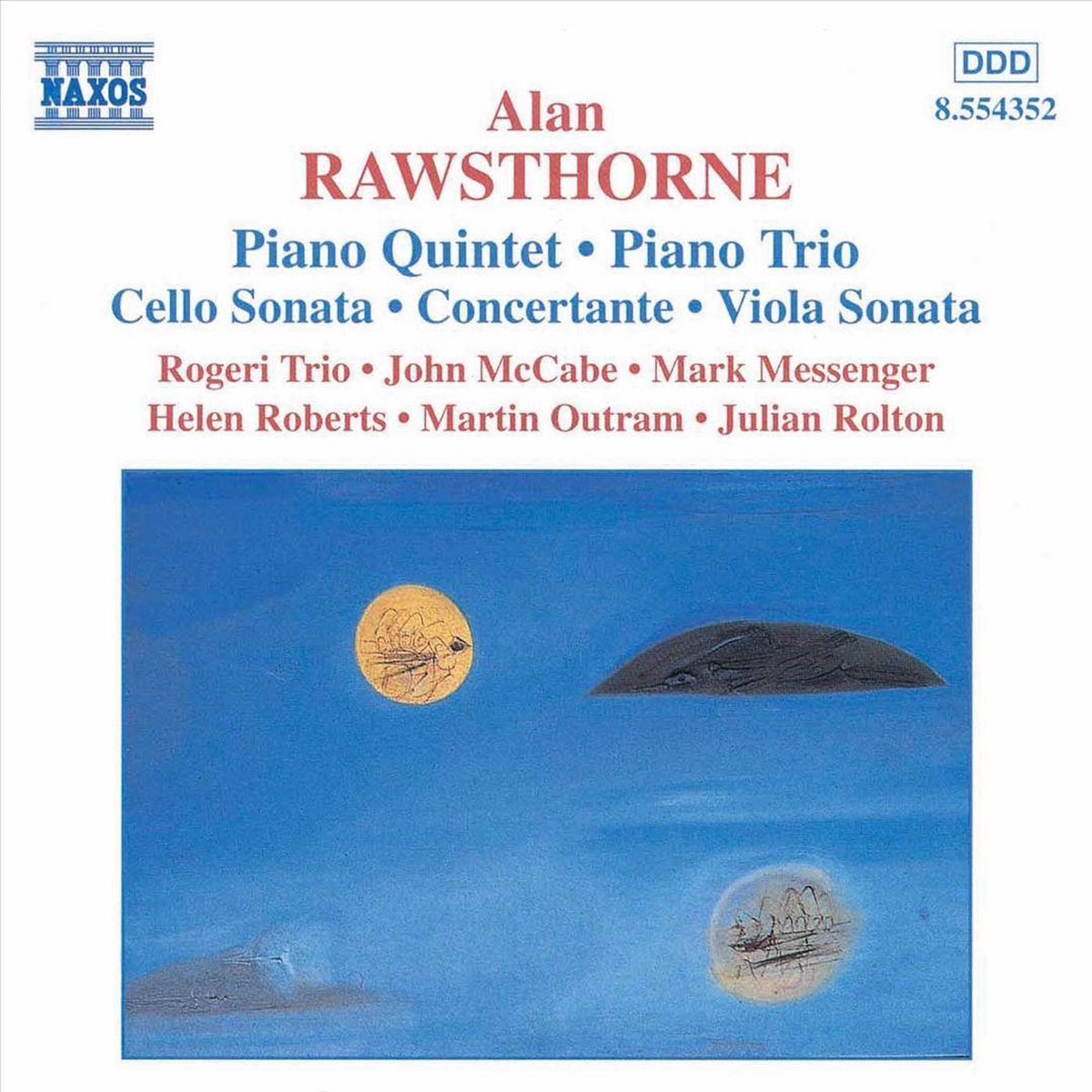 Rawsthorne: Piano Quintet, Piano Trio, Cello Sonata, etc