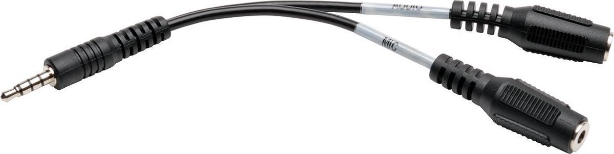 Tripp Lite P318-06N-MFF tussenstuk voor kabels 3.5mm 2x3.5mm Zwart