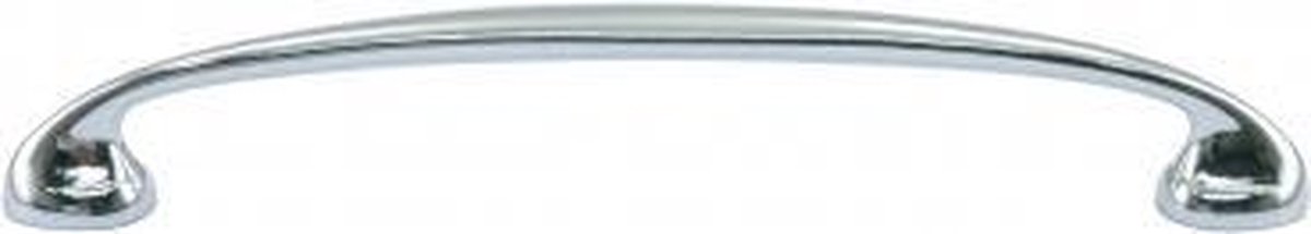 IMPRESSO chromen deurgreepjes 128mm hartmaat, 6 stuks