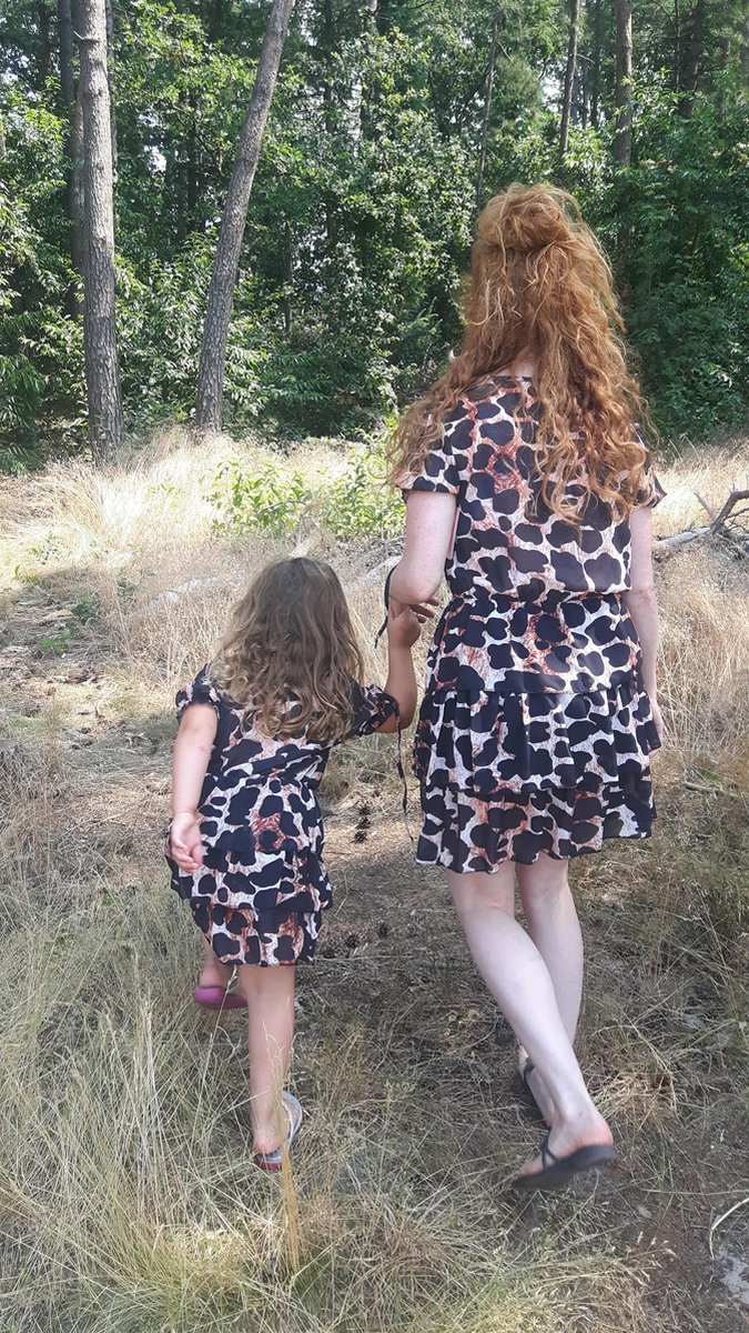 Moeder dochter jurk twinning jurk tijgerprint jurk maat moeder 116 bol