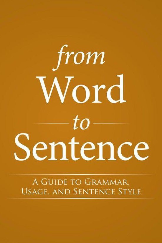 From Word to Sentence - cover