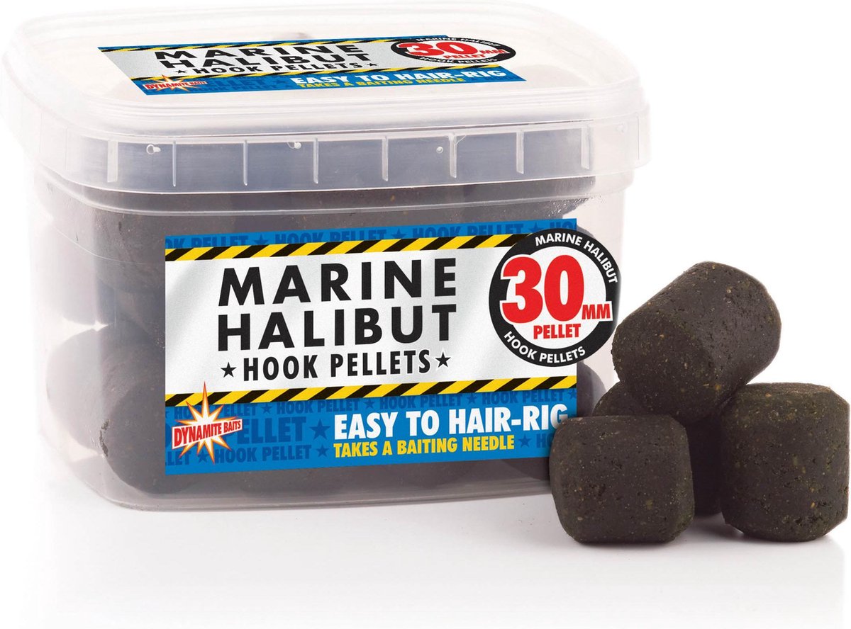 Dynamite Baits Marine Halibut - Hook Pellet - 30mm - Zwart