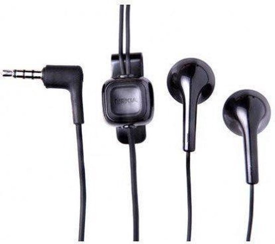 Stereo Headset voor Nokia C2-01 - kleur zwart, merk Vatie (hoofdtelefoon,  oordopjes,... | bol.com