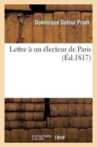 Sciences Sociales- Lettre À Un Électeur de Paris