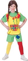 TV & Film Kostuum | Pippi Langkous | Groen\Geel | Kinderen | Maat 152 | Carnavalskostuum | Verkleedkleding
