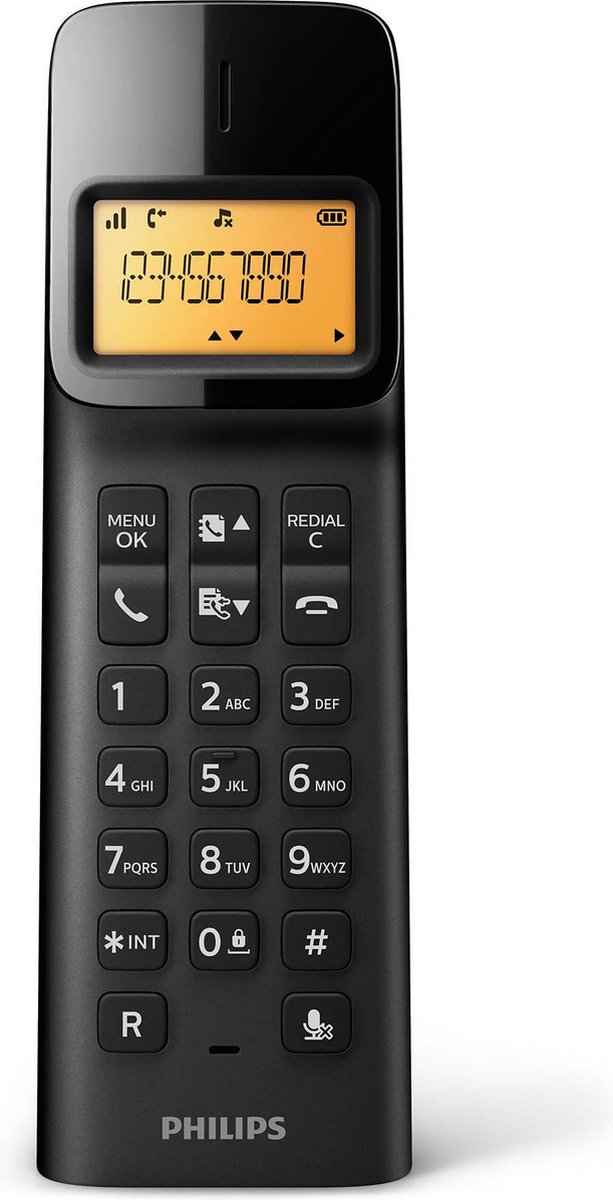 Philips PHILIPS D1403 TRIO Cordless Landline Phone ( Black ) at Rs 8000 in  New Delhi