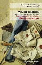 Was ist ein Brief? / What is a letter?