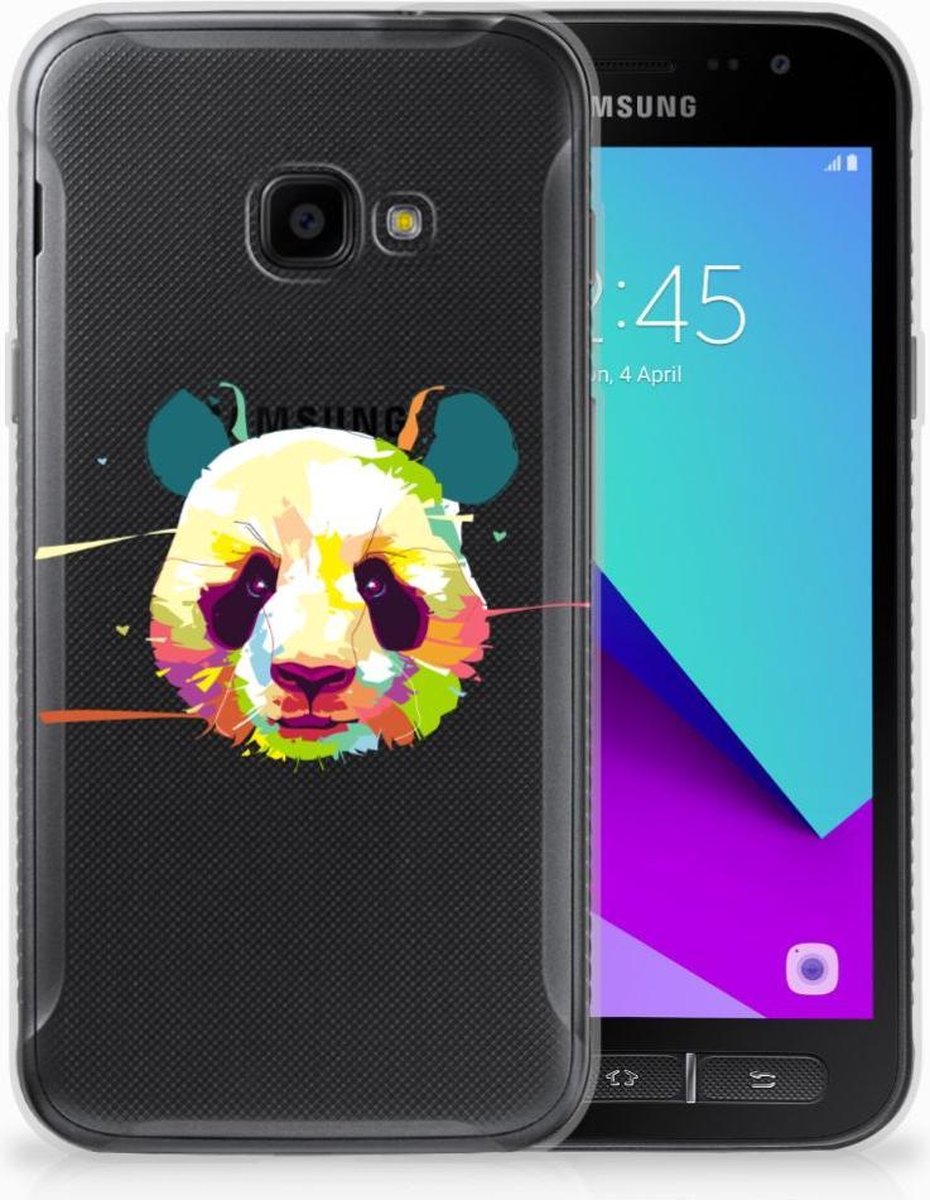 Samsung Galaxy Xcover 4 | Xcover 4s Telefoonhoesje met Naam Panda Color