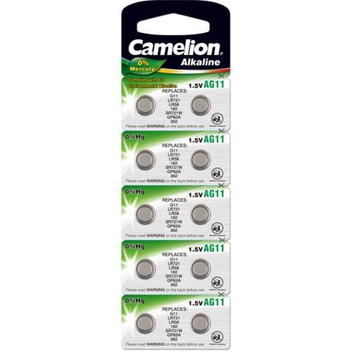 Camelion Silver Oxide 4SR44 6,2v 0% Mecury - blister 1