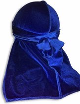 Blauw Velvet Du-Rag-Premium kwaliteit - Wave Cap-Durag