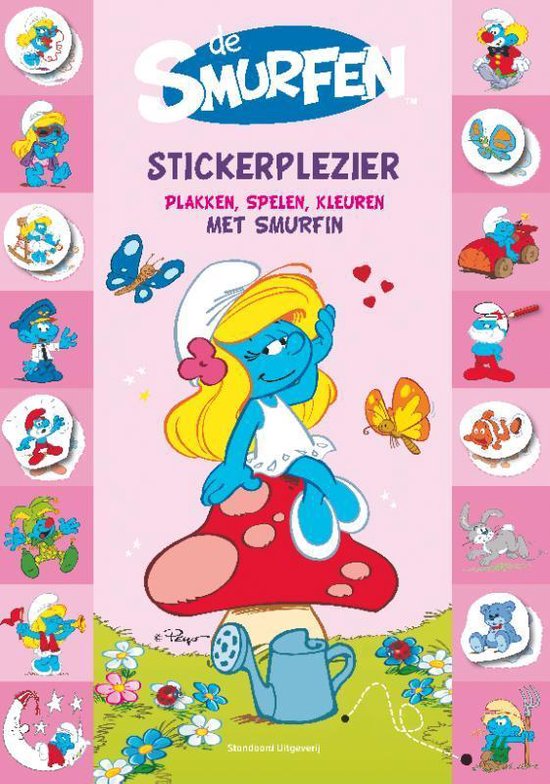 Cover van het boek 'De smurfen stickerplezier'