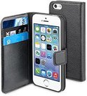muvit iPhone 5 / 5S / SE Wallet Case with 3 cardslots black