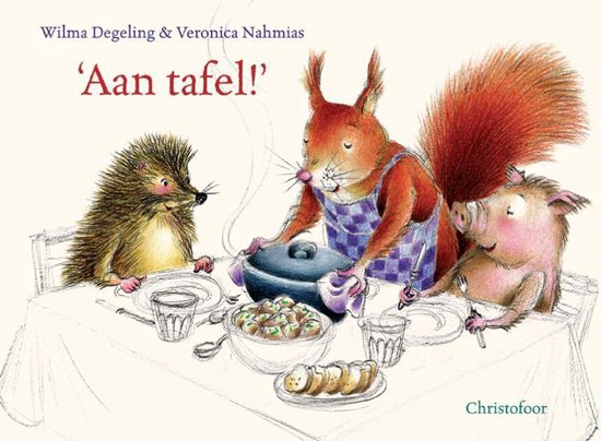 Cover van het boek ''Aan tafel!'' van Wilma Degeling