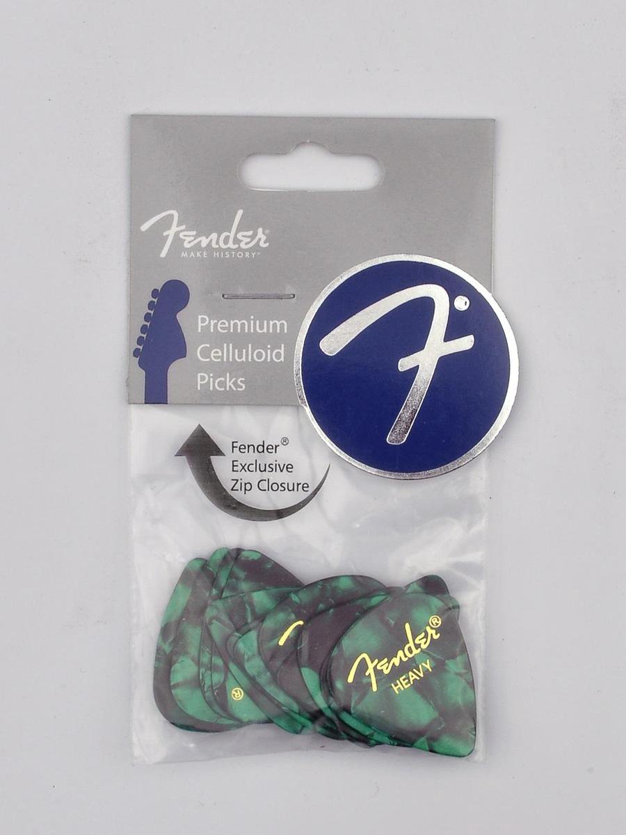 Fender©351 Medley Médiators en celluloïd pour Guitare et Basse