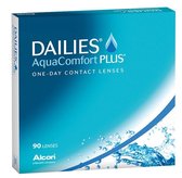 +3,50 - Dailies Aqua Comfort Plus - Pack de 90 - Lentilles journalières - Lentilles de contact