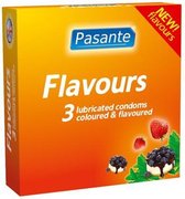 Pasante Flavours - 3 stuks - Condooms