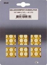Qlinq Geluiddemper Zelfklevend Dubbelpak - Wit - 9 mm