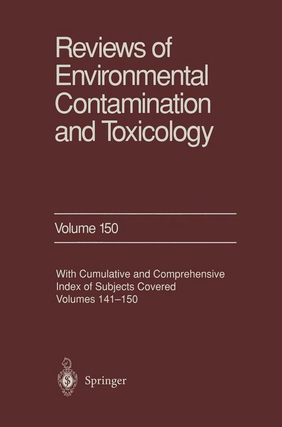 Reviews of Environmental Contamination and Toxicology 150 -  ... - cover