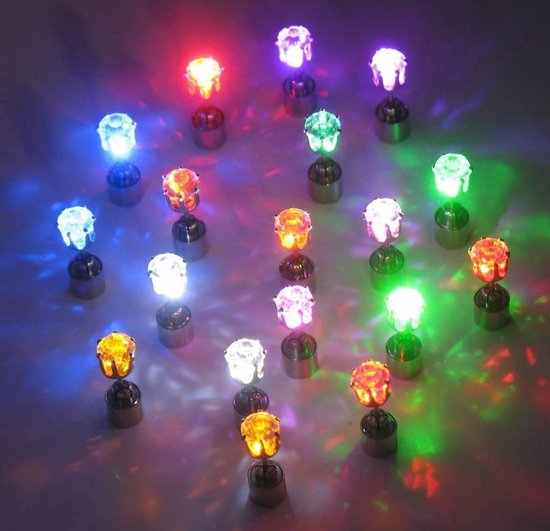 Dolphix - LED Oorbellen set RGB Multikleur - 2 stuks