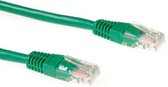 ACT CAT5E U/UTP netwerkkabel  7 meter - Groen