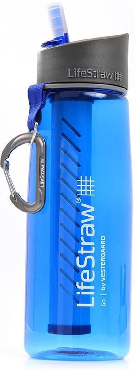 LifeStraw® waterfilterfles Go 650ml - blauw - LifeStraw