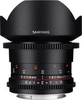 Samyang 14mm T3.1 Vdslr Ed As If Umc II - Prime lens - geschikt voor Olympus 4/3