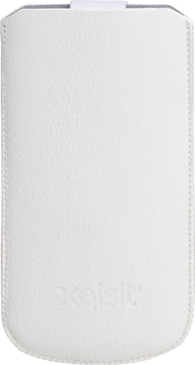 XQISIT Plain Leather Case Easy Out voor iPhone 5/5S/SE