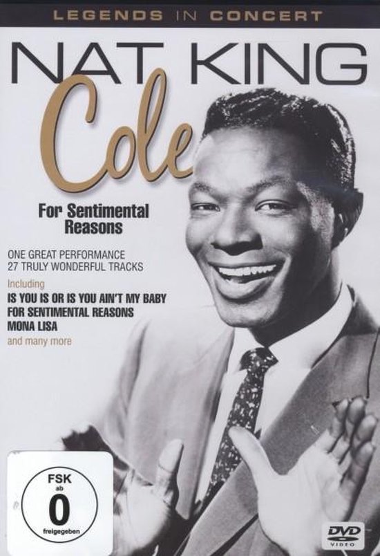 Cover van de film 'Nat King Cole - For Sentimental Reasons'