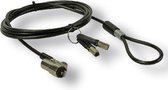 MCL 8LE-71016 kabelslot Zwart 1,8 m