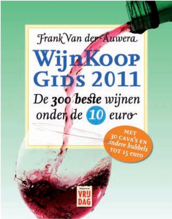 Cover van het boek 'Wijnkoopgids 2011' van Frank vander Auwerda