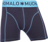 MuchachoMalo - Jongens 3-pack Boxershorts Donkerblauw / Limegroen / Blauw - 134