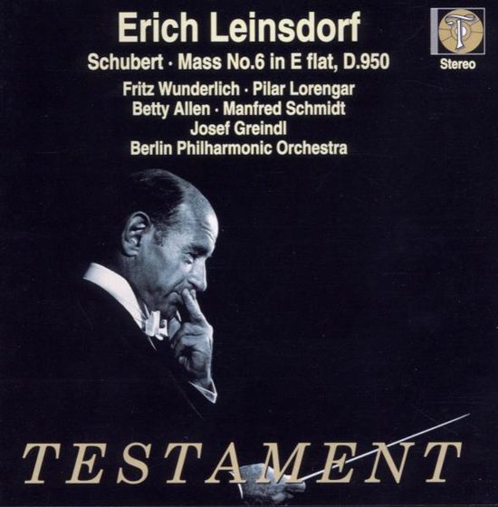 Schubert: Mass no 6;  Bach / Wunderlich, Lorengar, etc