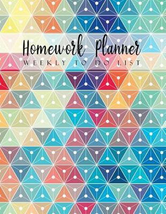 Homework Planner Weekly to Do List - cover