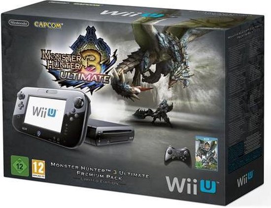 Aanpassen Recreatie Monarchie Nintendo Wii U 32GB - Premium Bundel + Monster Hunter 3 + Premium  Controller Zwart | bol.com