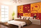 Floral Abstract Photo Wallcovering