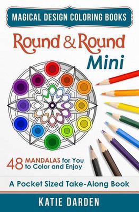 Magical Design Mini Coloring Books- Round & Round - Mini (Po ... - cover