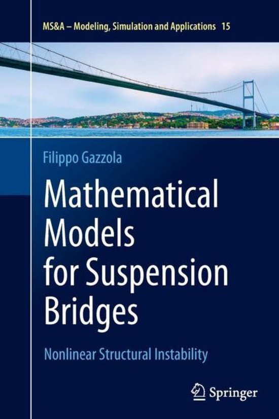 MS&A15- Mathematical Models for Suspension Bridges - cover
