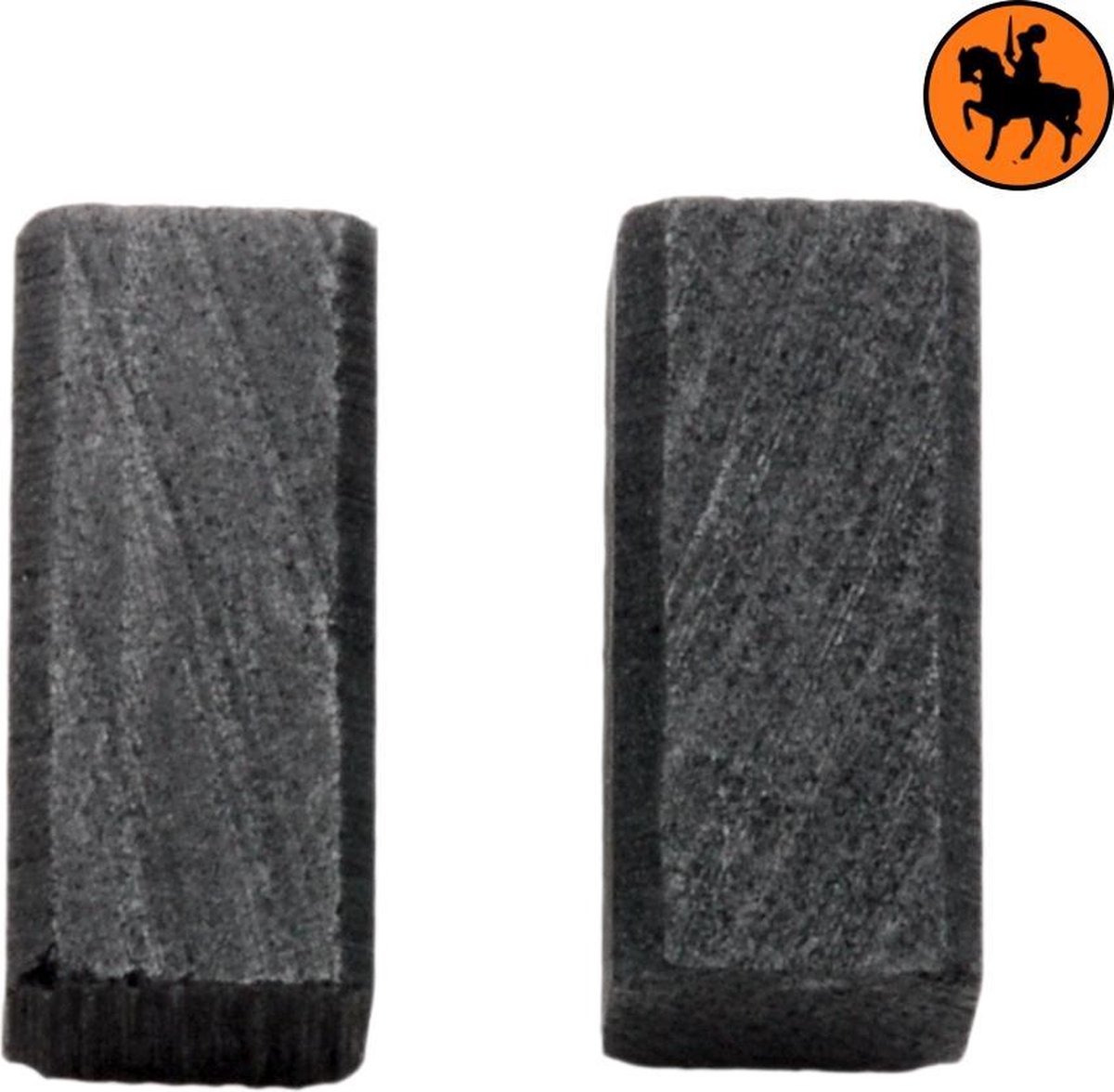 Koolborstelset voor Black & Decker Schuurmachine P1142 - 6,3x6,3x13,5mm