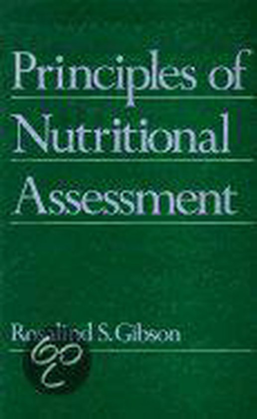 Principles of Nutritional Assessment - cover