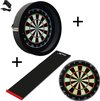 Afbeelding van het spelletje Dragon darts - Sorpresa PRO set - Zwart - dartbord - dartmat - dartbord verlichting