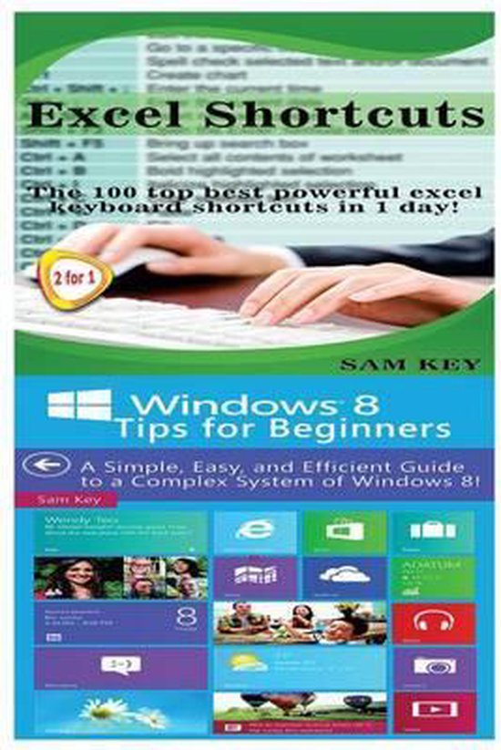 Excel Shortcuts & Windows 8 Tips for Beginners - cover