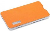 Rock Elegant Side Flip Case Orange Nokia Lumia 625