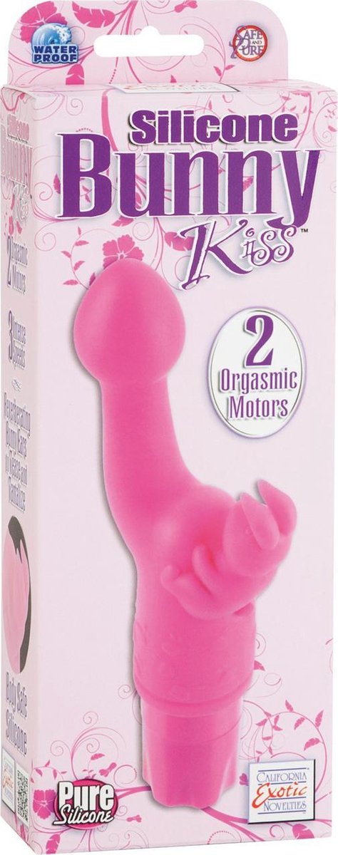 Goedkoopste The Kisses Collection Bunny Kiss - Roze - Vibrator