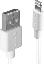LINDY USB-kabel USB 2.0 USB-A stekker, Apple Lightning stekker 0.50 m Wit 31325
