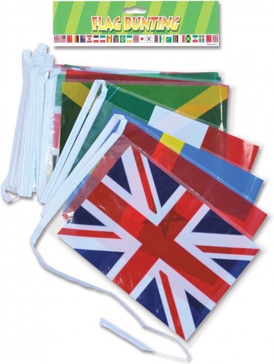 Bedenk Traditioneel Intentie Internationale vlaggenlijn 7 meter - Wereld landen vlag - Wereldvlag - Landen  vlaggetjes | bol.com