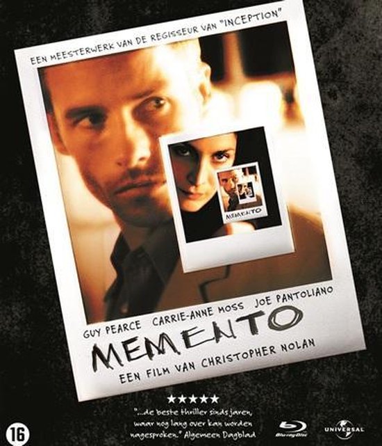 Cover van de film 'Memento'