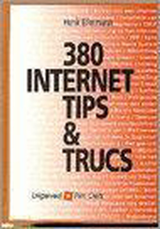 380 INTERNET TIPS EN TRUCS - cover