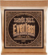 Ernie Ball EB2548 11-52 Everlast Coated Phosphor Bronze Light - Akoestische gitaarsnaren